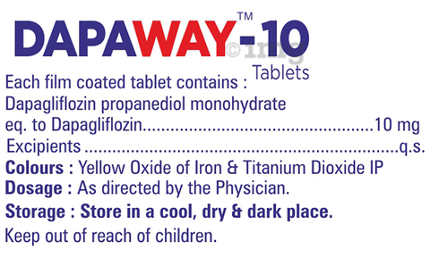 Dapaway 10 Tablet image