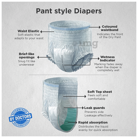 FRIENDS Premium Pull Up Pant Adult Diapers - L - XL (30 Pieces)
