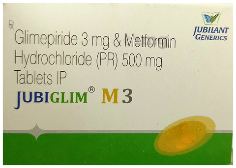Jubiglim M 3 Tablet PR