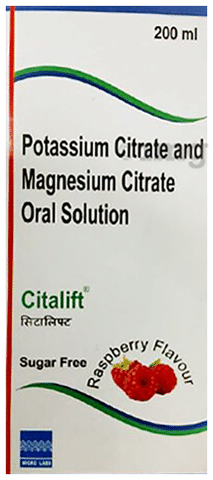Citalift Oral Solution Raspberry Sugar Free
