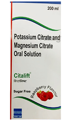 Citalift Oral Solution Raspberry Sugar Free image