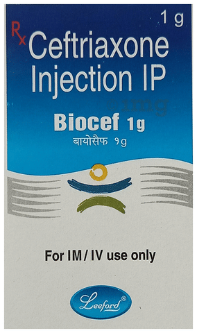 Biocef 1g Injection image Biocef 1g Injection image