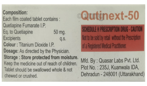 Qutinext 50 Tablet image