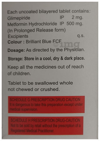 Glimed-MF 2/500 ER Tablet image