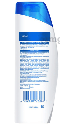 Head & Shoulders Anti-Dandruff Smooth & Silky Shampoo: Buy ...