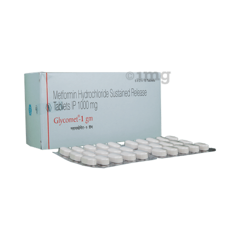 Glycomet 1gm Tablet SR image