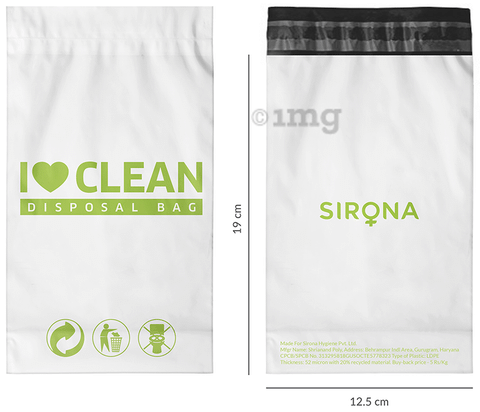 Sirona Sanitary  Diaper Disposable Bag Buy box of 75 disposable bags at  best price in India  1mg