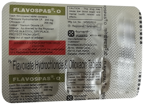 Flavospas O 200 mg/200 mg Tablet
