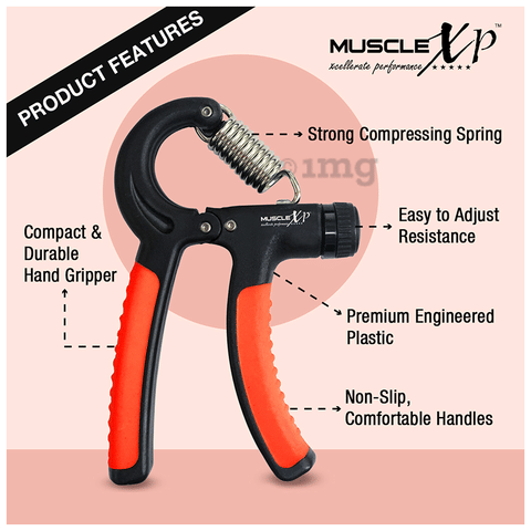 MuscleXP Dr Fitness+ Hand Grip Exerciser/Strengthener: Buy box of