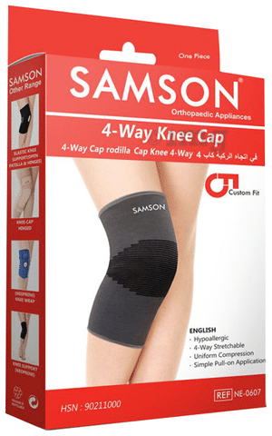 Samson Knee Cap Hinged with Patella Gel Pad - For Arthritis, Sports In –  Uniherbs India