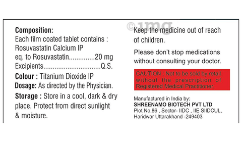 Rosac 20 Tablet image Rosac 20 Tablet image