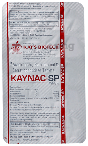 Kaynac-SP Tablet image Kaynac-SP Tablet image