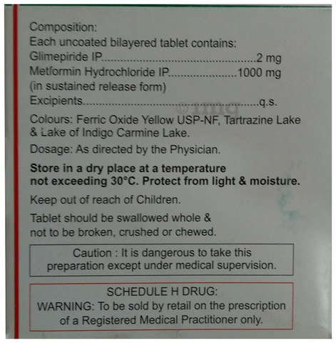 Jubiglim M 2 Forte Tablet PR image