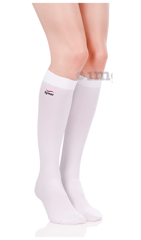 Tynor I 15 Compression Stocking Mid Thigh Open Toe Large: Buy packet of 1.0  Pair of Stockings at best price in India