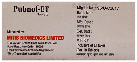 Pubnol-ET Tablet