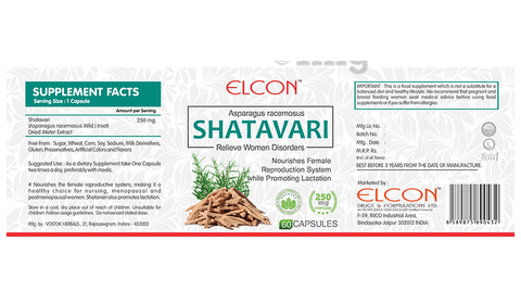 Elcon Shatavari Capsule image Elcon Shatavari Capsule image