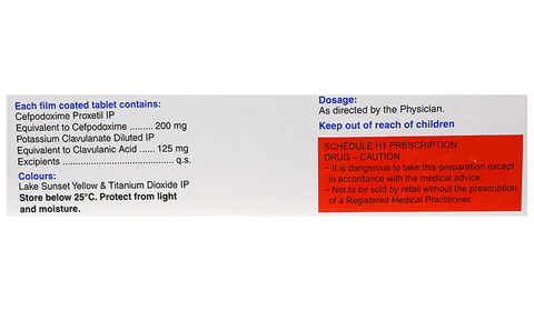 Cefoprox CV 325 Tablet image Cefoprox CV 325 Tablet image