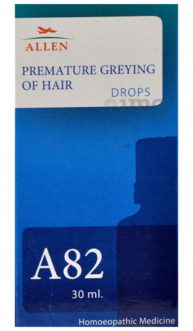 Allen A82 Premature Greying Of Hair Drop: Buy bottle of 30 ml Drop at best  price in India | 1mg