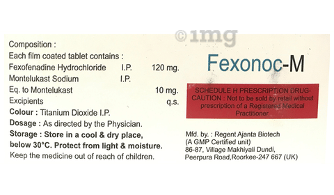 Fexonoc-M Tablet image