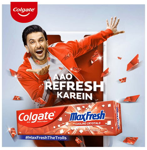 Colgate Max fresh ad that made new customers 