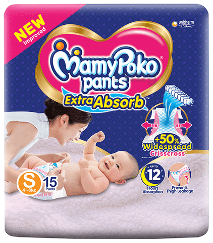 Buy MamyPoko Extra Absorb Pants NB1 9s Online at Best Price  Diapers