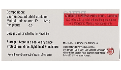 Waypred 16mg Tablet image