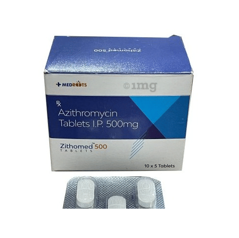 Zithomed 500 Tablet image Zithomed 500 Tablet image