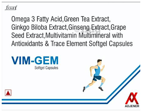 Vim-Gem Softgel Capsule image Vim-Gem Softgel Capsule image