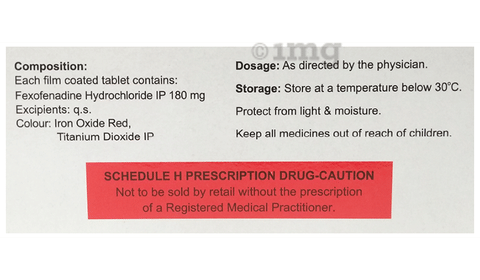 Fexofred 120 Tablet image
