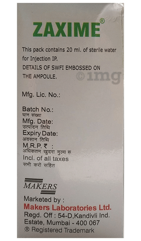 Zaxime Injection image