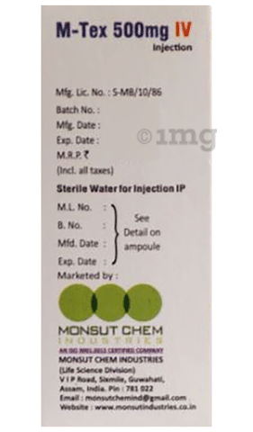 M Tex 500mg Injection image M Tex 500mg Injection image