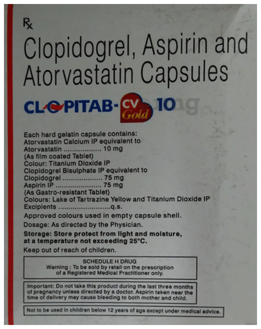 Clopitab-CV Gold 10 Capsule image Clopitab-CV Gold 10 Capsule image