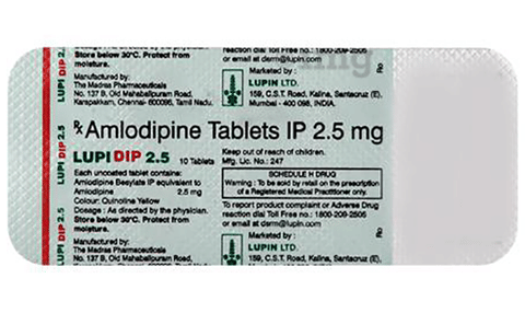 Lupidip 2.5 Tablet image