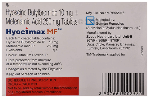Hyocimax MF Tablet image Hyocimax MF Tablet image