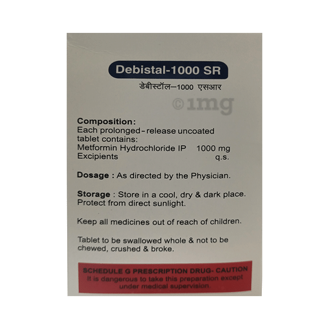 debistal 1000 sr tablet