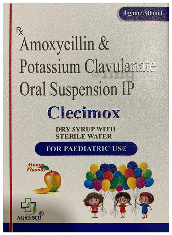 Clecimox Dry Syrup Mango image Clecimox Dry Syrup Mango image