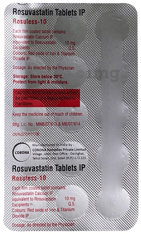 Rosuless 10 Tablet image