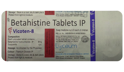 विकोटेन 8 टैबलेट image