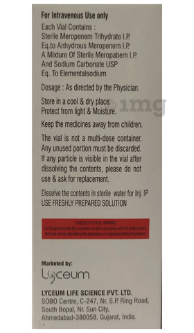 Meronez Injection image Meronez Injection image
