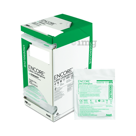 Ansell Encore Latex Underglove Hydrasoft Powder Free Surgical ...
