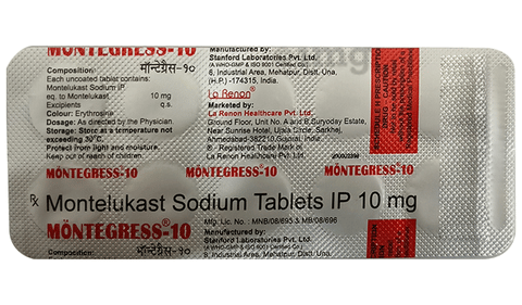 Montegress 10mg Tablet image