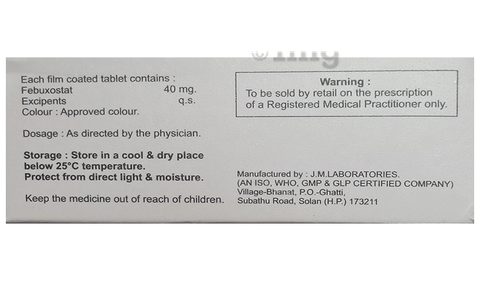 Febujoy 40 Tablet image