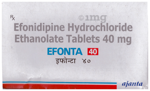 एफोनटा 40mg टैबलेट image एफोनटा 40mg टैबलेट image