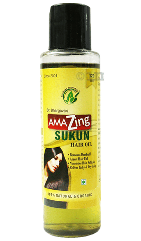 's Amazing Sukun Hair Oil: Buy bottle of 120 ml Oil at best price  in India | 1mg