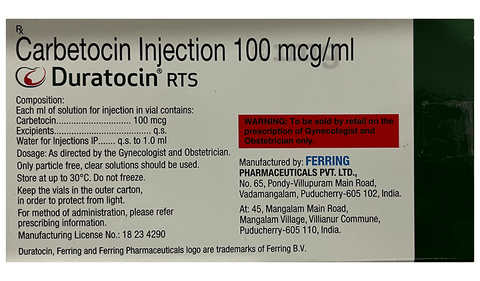 Duratocin RTS Injection image Duratocin RTS Injection image