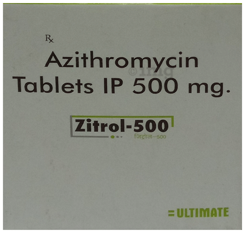 Zitrol 500 Tablet image