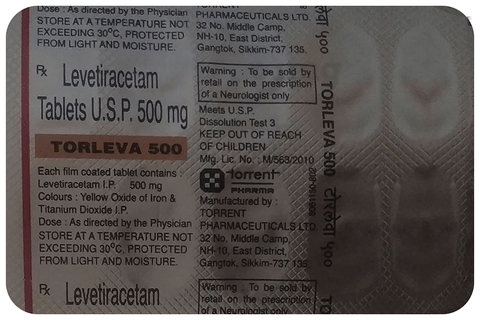 Torleva 500 Tablet image