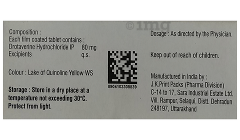 Drotikind 80mg Tablet image