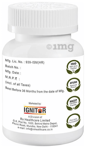 Ignitor Tulsi 750mg Capsule image