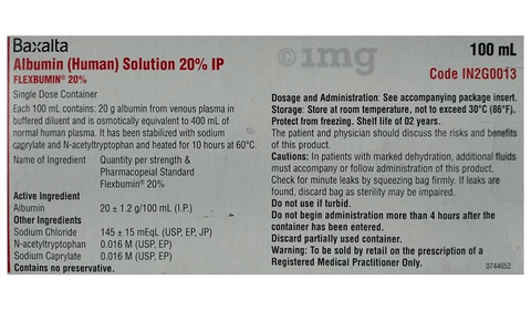 Flexbumin 20% Infusion